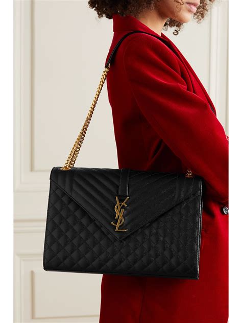 dark brown ysl bag|ysl over the shoulder bag.